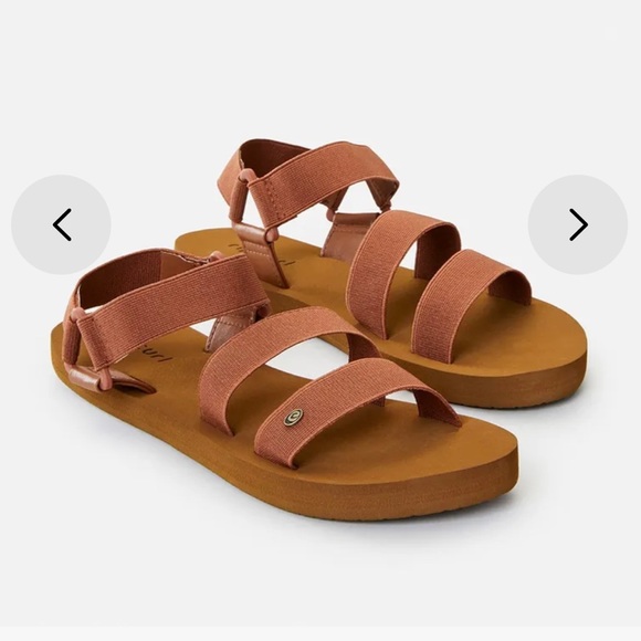 NWT Women's Rip Curl P-Cruz Sandal with heel strap color Ginger size 10 - Picture 2 of 13